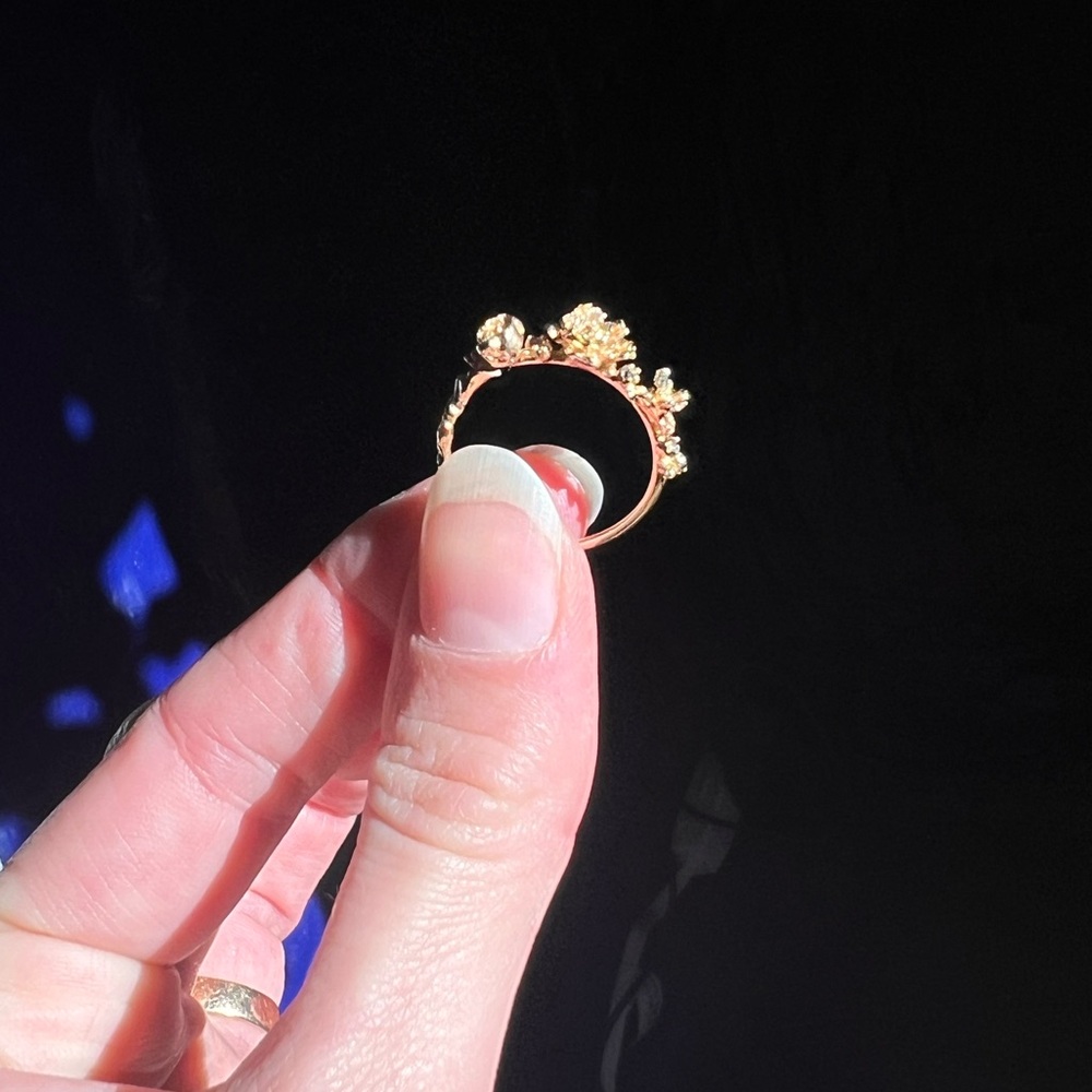 Catbird x Laurie Fleming custom Secret Garden ring